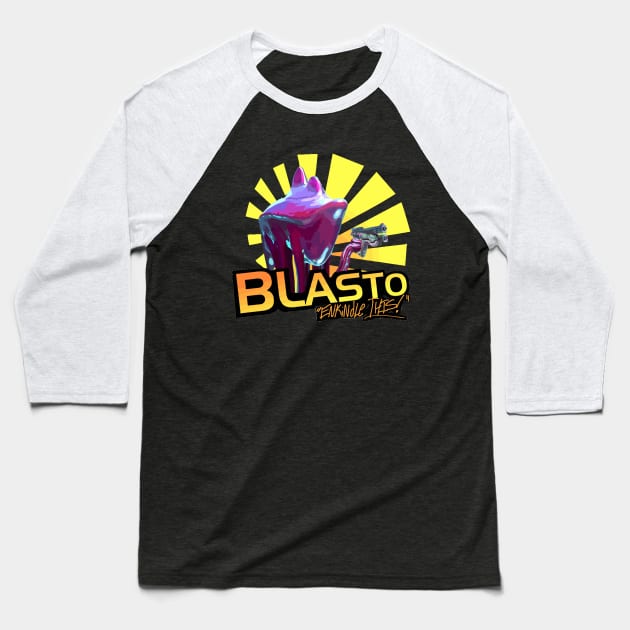 Mass Effect - Blasto Baseball T-Shirt by Loweryo Judew